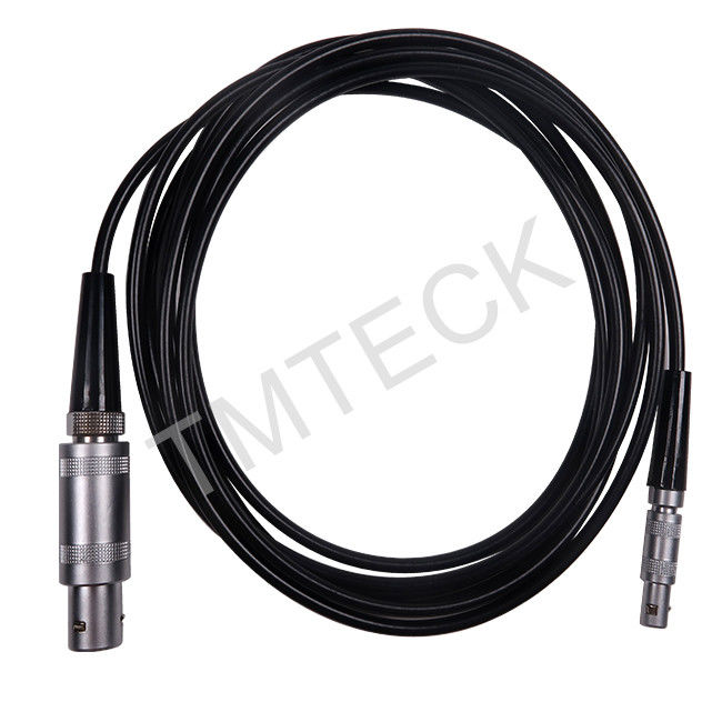 ultrasonic Cable for flaw detector, equivalent LEMO 00 to LEMO 1 Krautkramer MPKL2