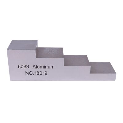 4 Step Ultrasonic Calibration Block with 0.25''-0.5''-0.75''-1.0'' Thickness and Various Materials