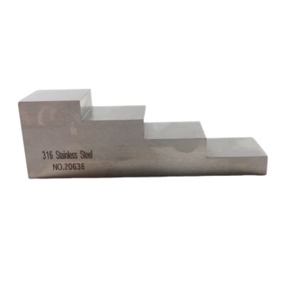 4 Step Ultrasonic Calibration Block with 0.25''-0.5''-0.75''-1.0'' Thickness and Various Materials