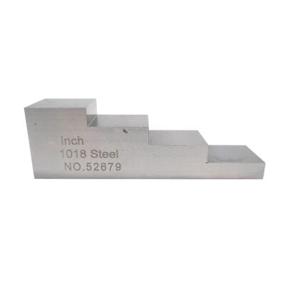4 Step Ultrasonic Calibration Block with 0.25''-0.5''-0.75''-1.0'' Thickness and Various Materials