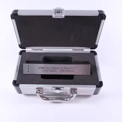 ASME TIPE 1018 UT Kesme Dalgası için Çelik Kalibrasyon Bloku (1 inç kalınlığı)