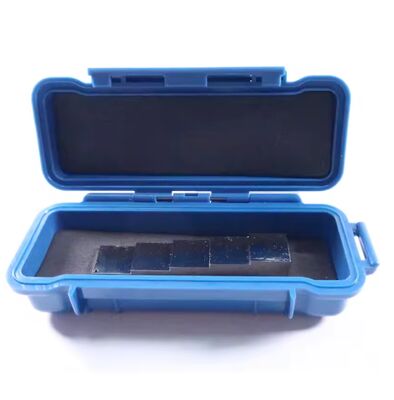 5 Adımlı UT Test Bloğu 1018 Çelik Nikel Kaplama 0.1, 0.2, 0.3, 0.4, .05 İnç ASTM E797'ye Göre